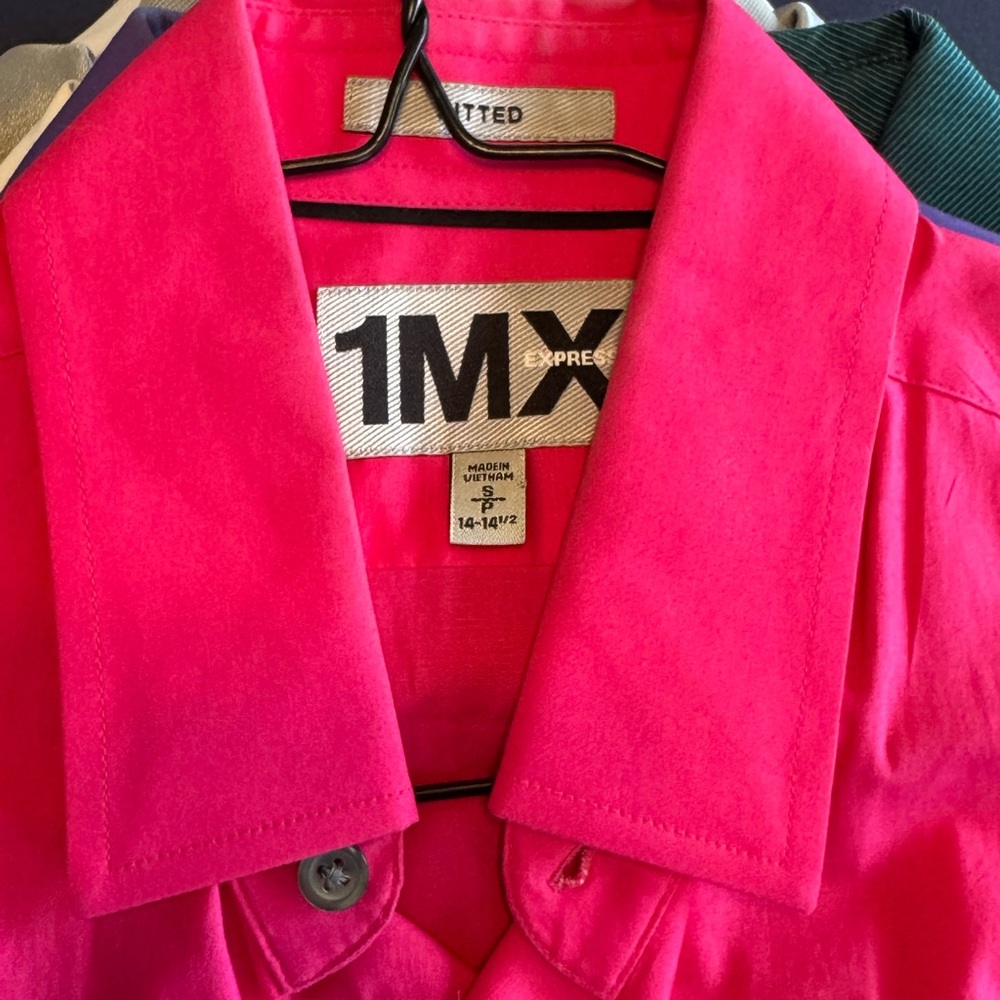 Express 1MX Bright Pink Shirt